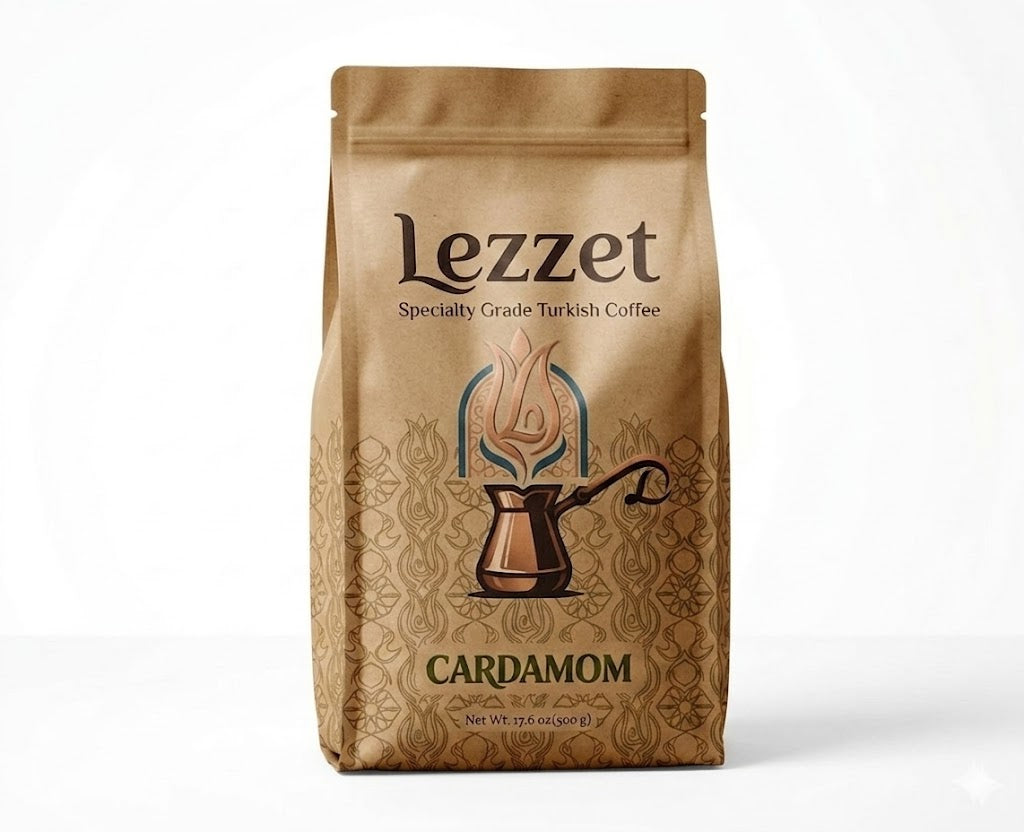 Lezzet Specialty Grade Turkish Coffee - Cardamom